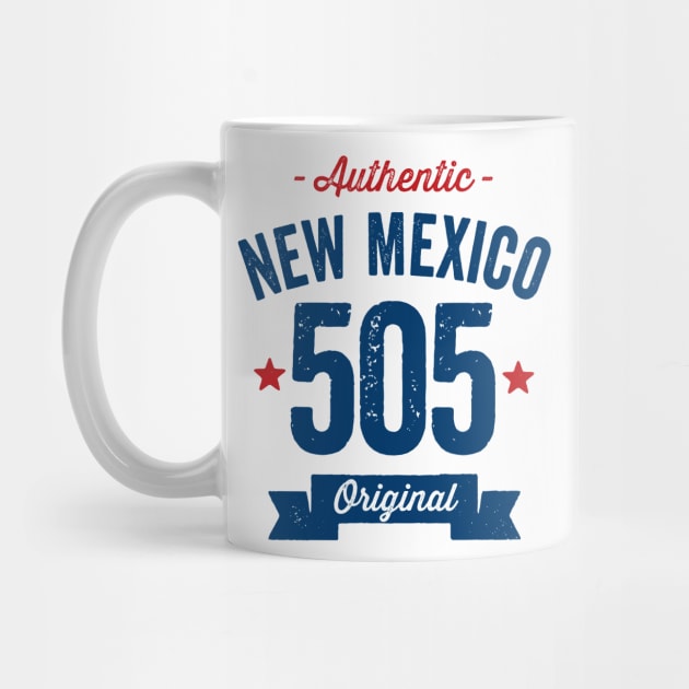 Authentic New Mexico 505 Area Code by DetourShirts